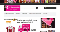 Desktop Screenshot of lesgourmandisesdelucie.fr